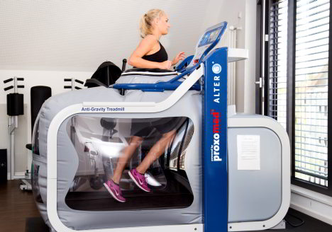 Rehabilitation mit dem Antigravitationslaufband