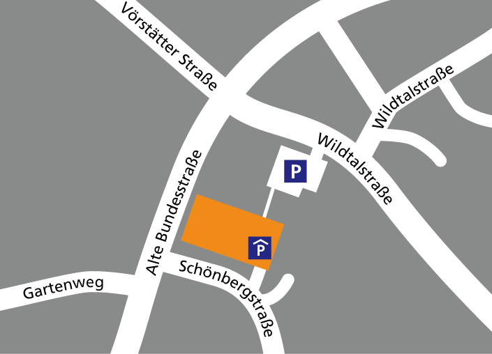 Anfahrt zur Gelenkreha Physiotherapie Anfahrtskarte Gelenk-Reha Physiotherapie